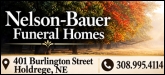 Nelson-Bauer Funeral Home Sponsorship Banner